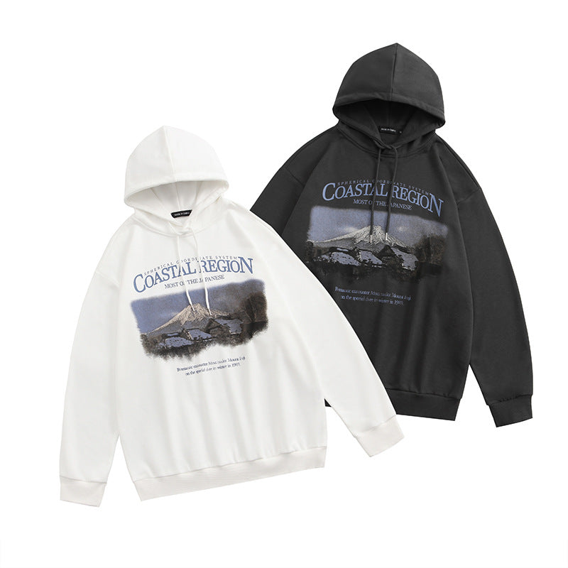 Trendy Loose Casual Hoodie Coat for Couples