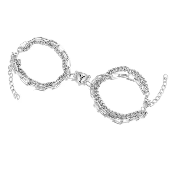 Fashion Jewelry Magnet Love Suction Bracelet Couple Valentine's Day Gift