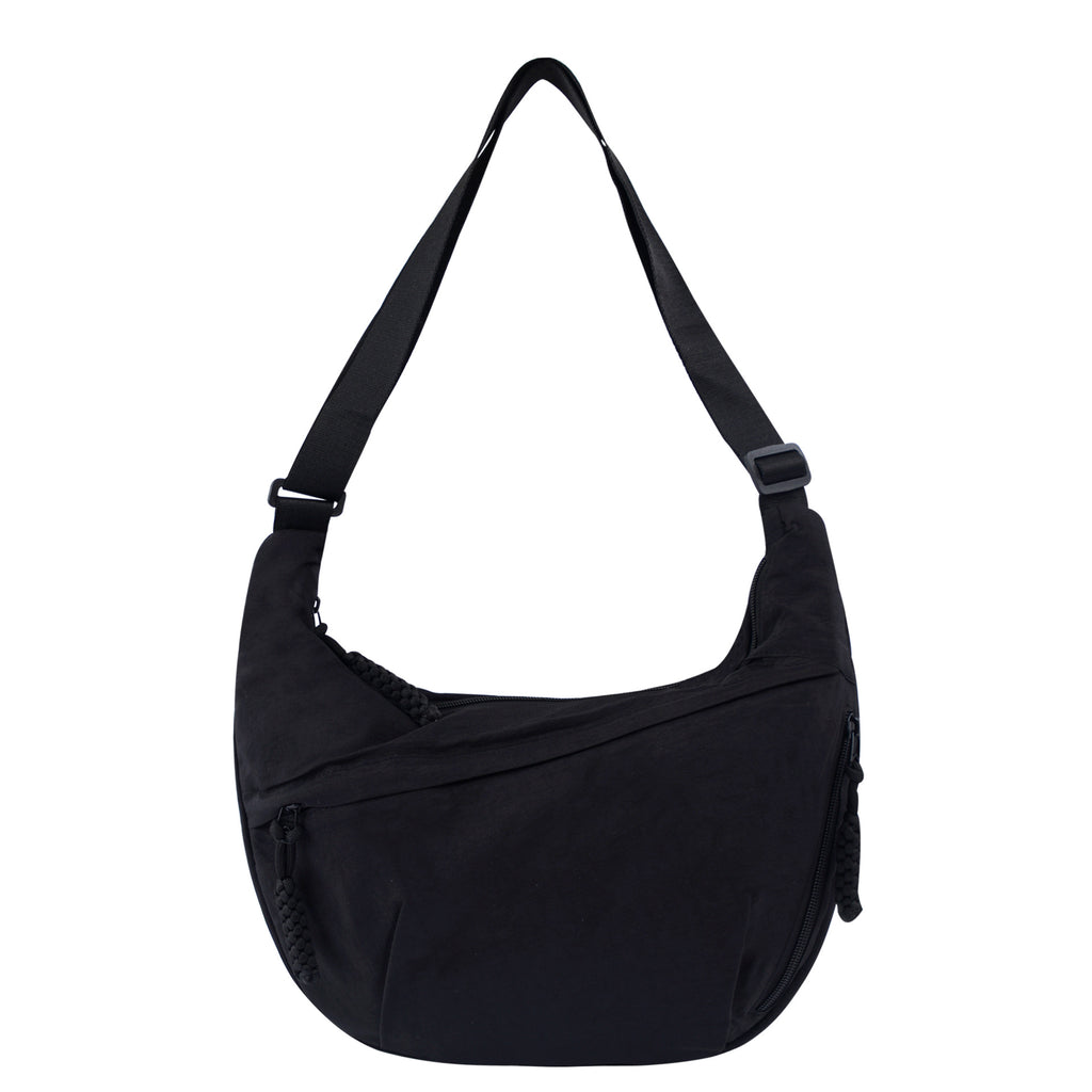 Sac bandoulière simple en nylon de grande capacité pour femme