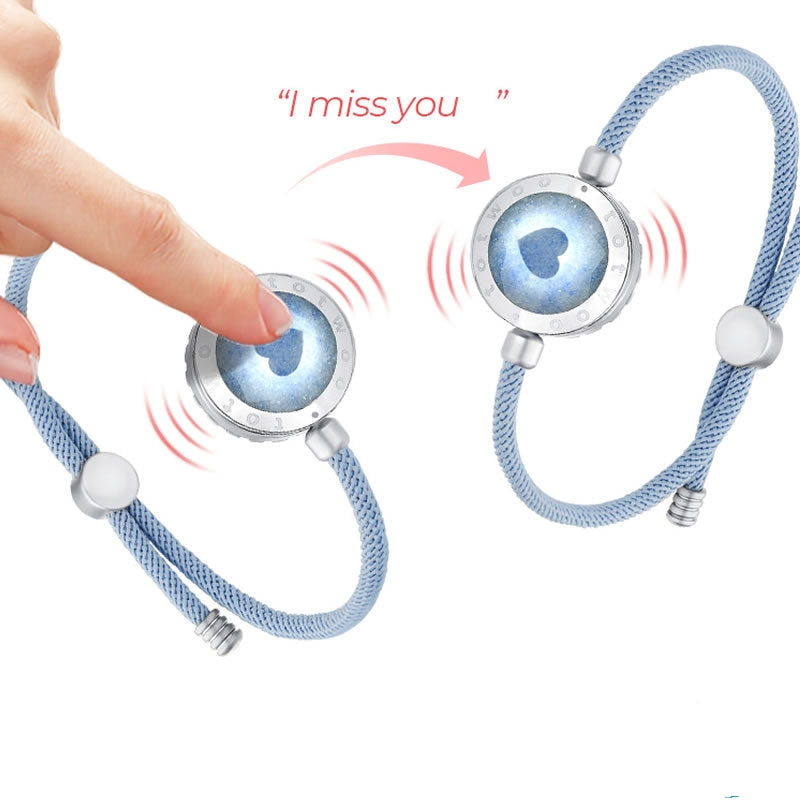 Totwoo Blue Lovers Induction Bracelet: A Pair for Long-distance Lovers