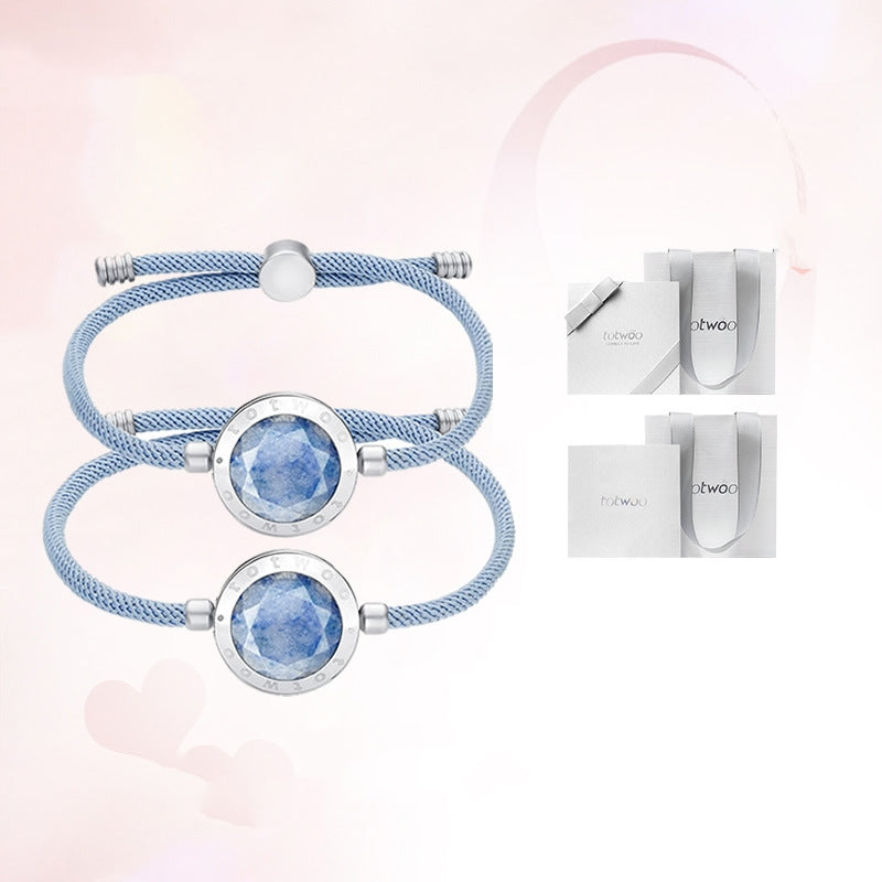 Totwoo Blue Lovers Induction Bracelet: A Pair for Long-distance Lovers