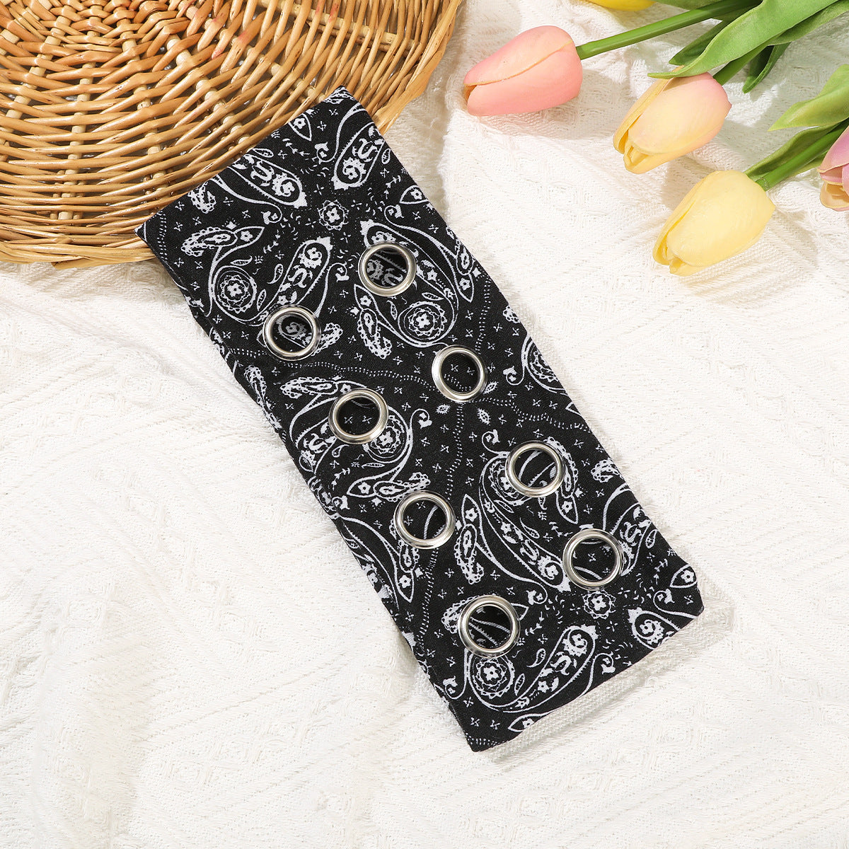 Punk Metal Circle Hip Hop Hair Tie