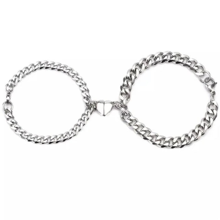 Fashion Jewelry Magnet Love Suction Bracelet Couple Valentine's Day Gift