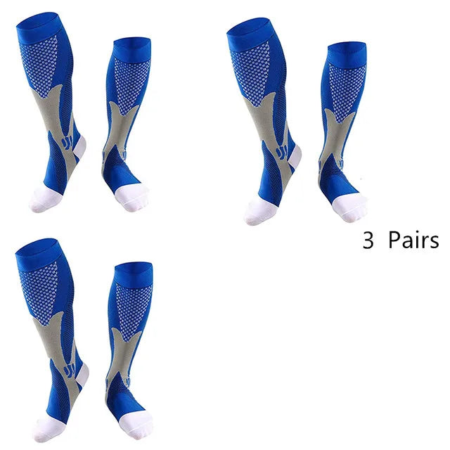Premium Compression Socks | Sports Running & Travel Support Socks for Everyday Comfort