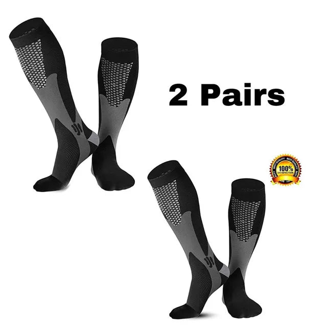 Premium Compression Socks | Sports Running & Travel Support Socks for Everyday Comfort