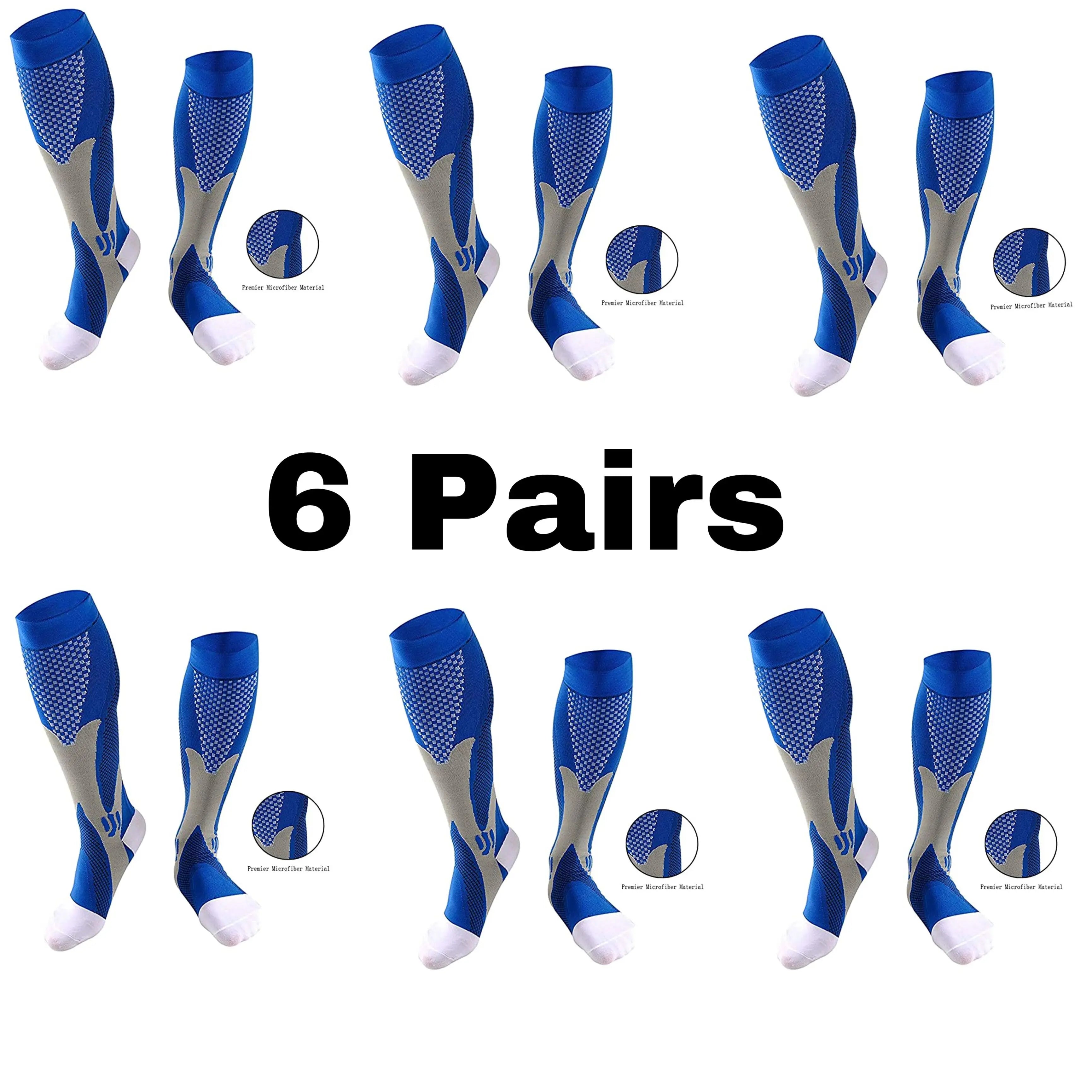 Premium Compression Socks | Sports Running & Travel Support Socks for Everyday Comfort
