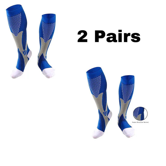 Premium Compression Socks | Sports Running & Travel Support Socks for Everyday Comfort