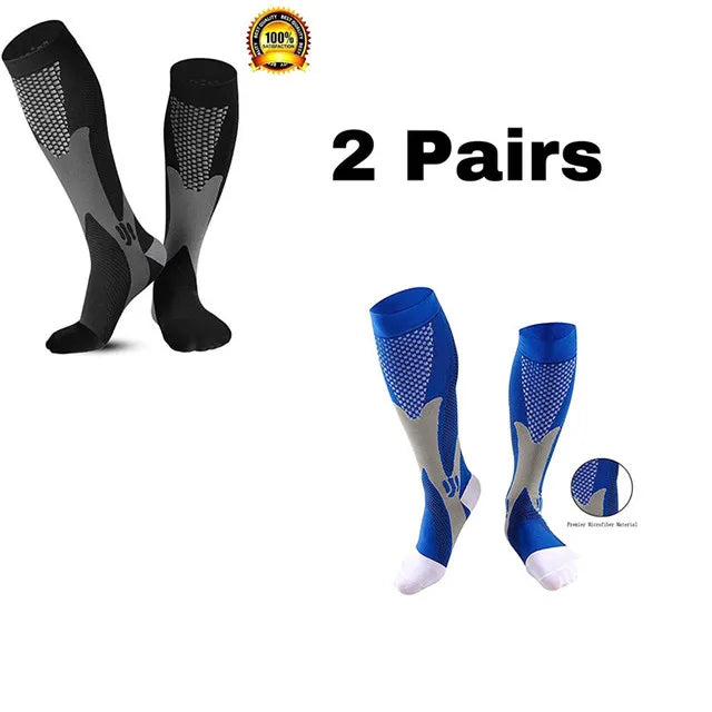 Premium Compression Socks | Sports Running & Travel Support Socks for Everyday Comfort