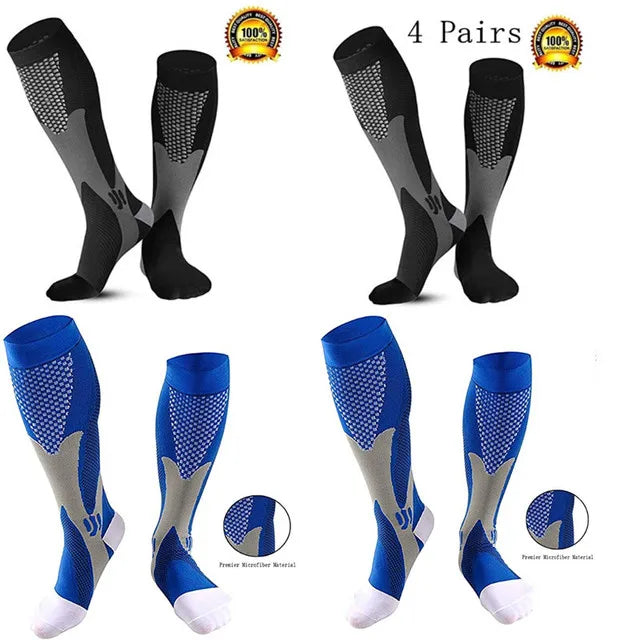 Premium Compression Socks | Sports Running & Travel Support Socks for Everyday Comfort