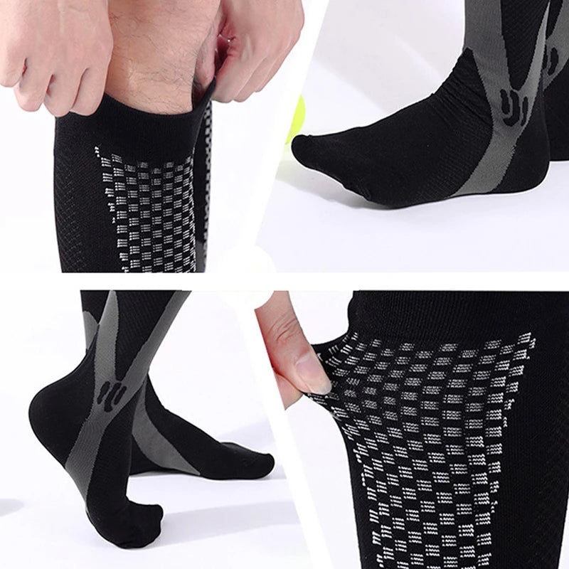 Premium Compression Socks | Sports Running & Travel Support Socks for Everyday Comfort