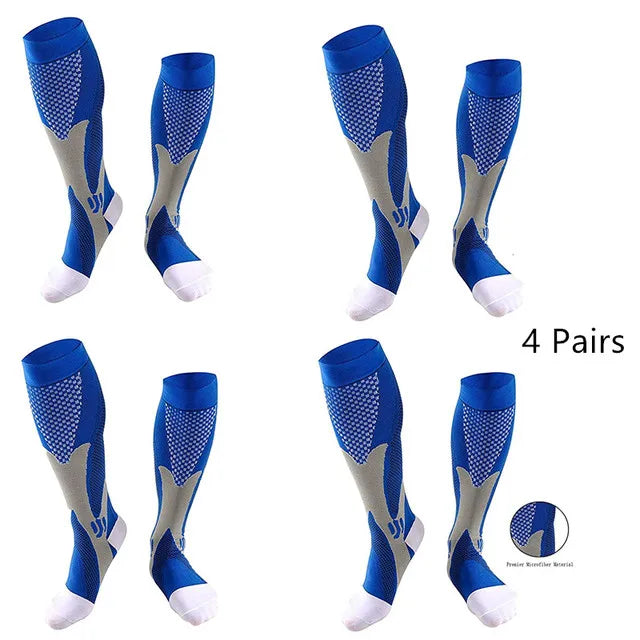 Premium Compression Socks | Sports Running & Travel Support Socks for Everyday Comfort