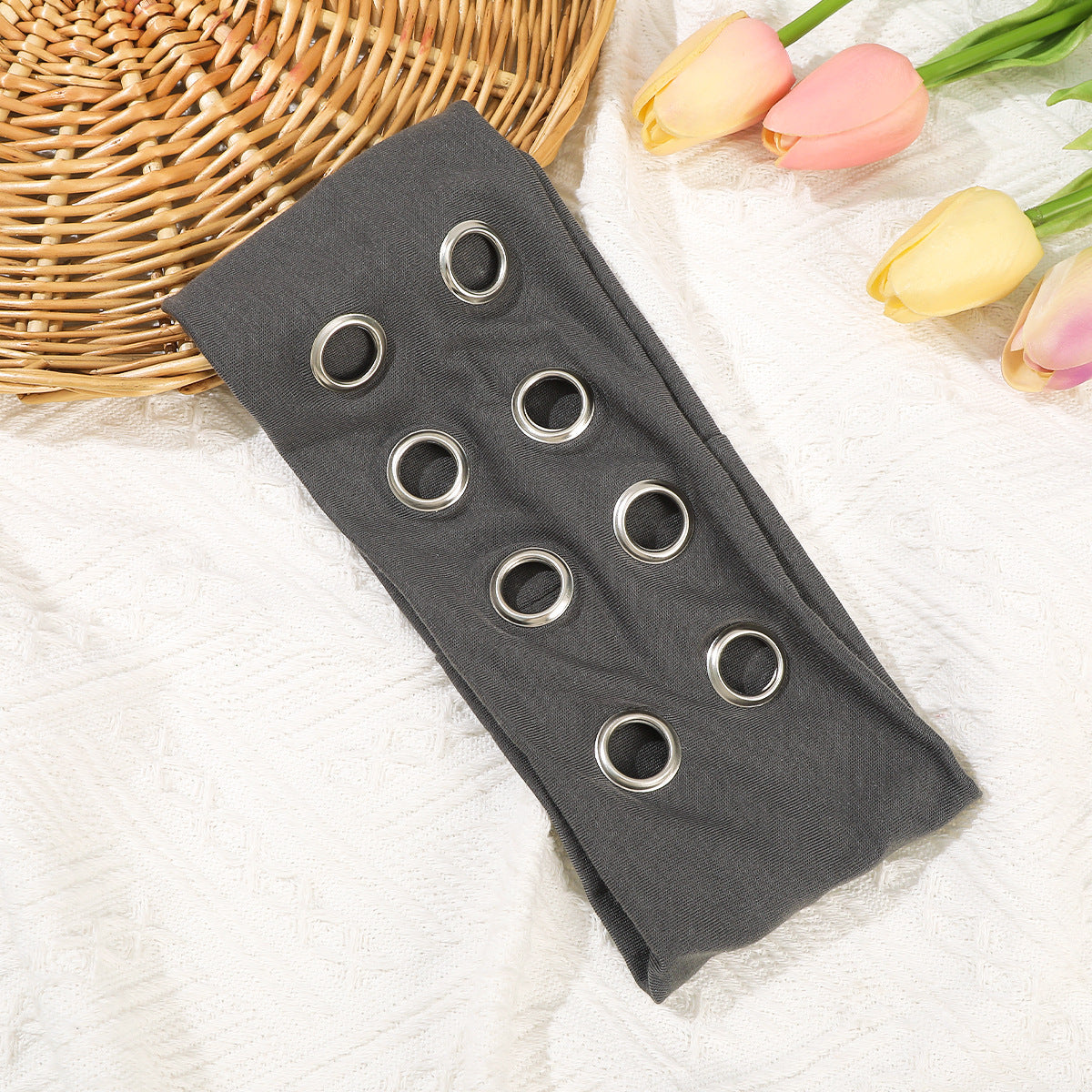 Punk Metal Circle Hip Hop Hair Tie