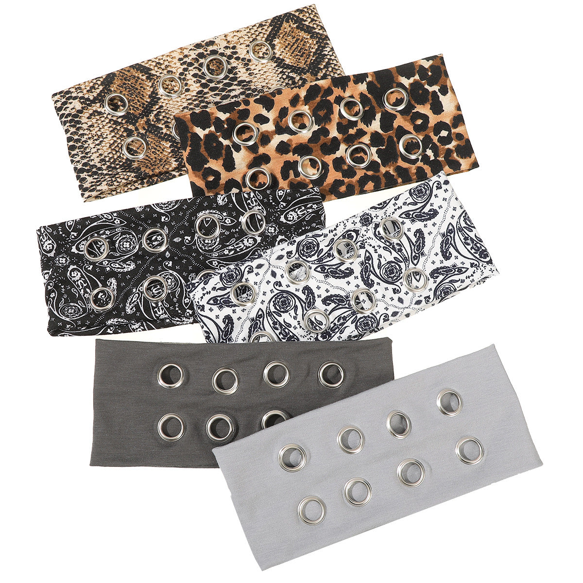 Punk Metal Circle Hip Hop Hair Tie