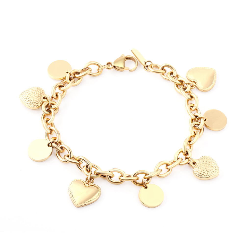Fashion Personalized Heart-shaped Chinese Valentine's Day Bracelet Round Accessories Bracelet